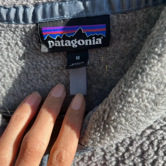 Patagonia Gray Fleece Sweatshirt - Picture 5 of 5